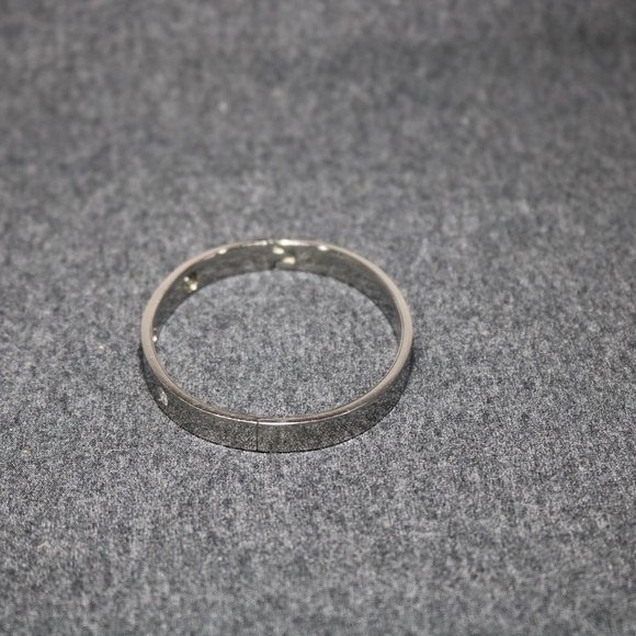 Manuel zed stainless steel clear crystal bracelet bangle - Picture 6 of 8